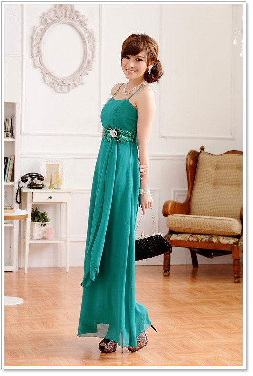 Langes Abendkleid Maxikleid Chiffon Festkleid In Türkis Gr 32 Einfach Auf Ein Bild Klicken
