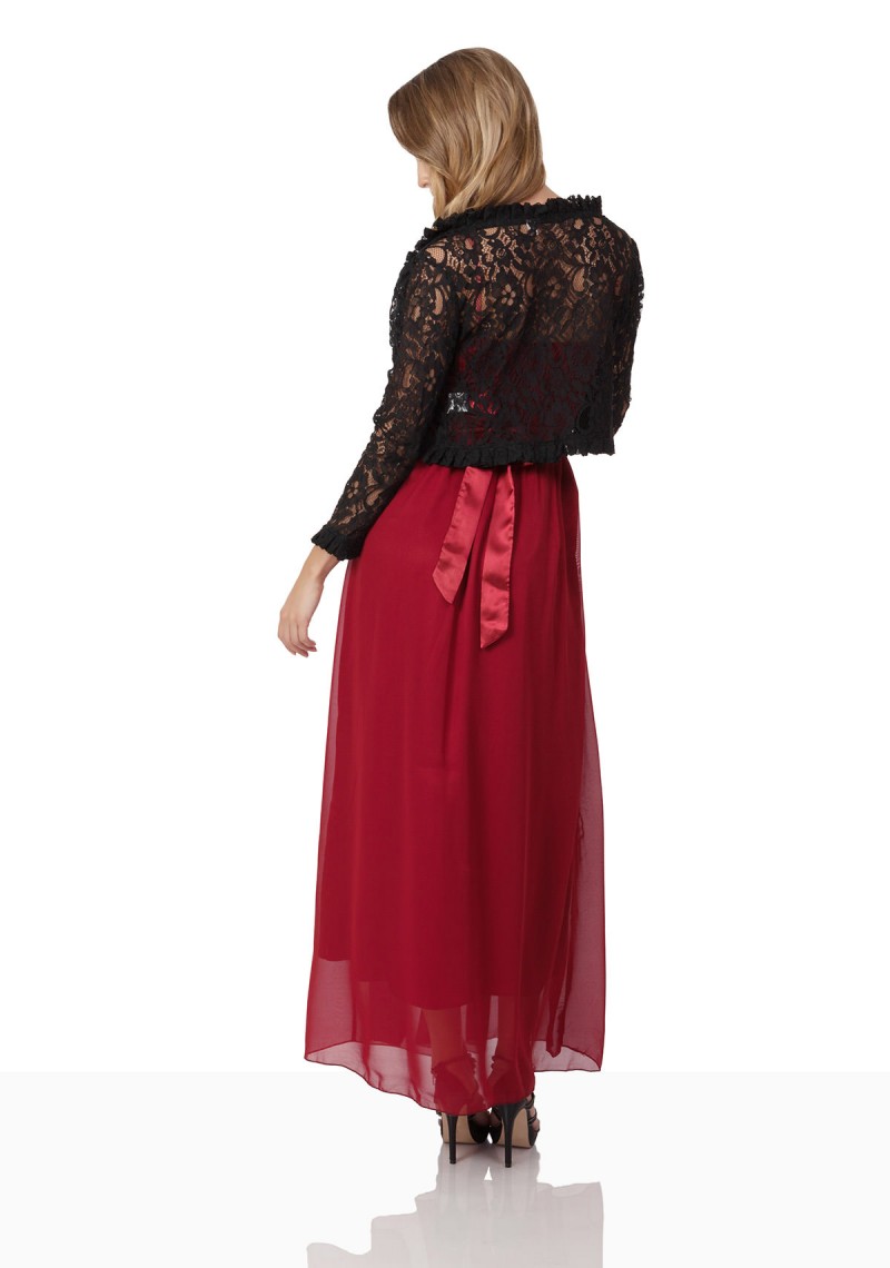 Stilvoller Bolero in klassischem Schwarz ♥ aus Spitze