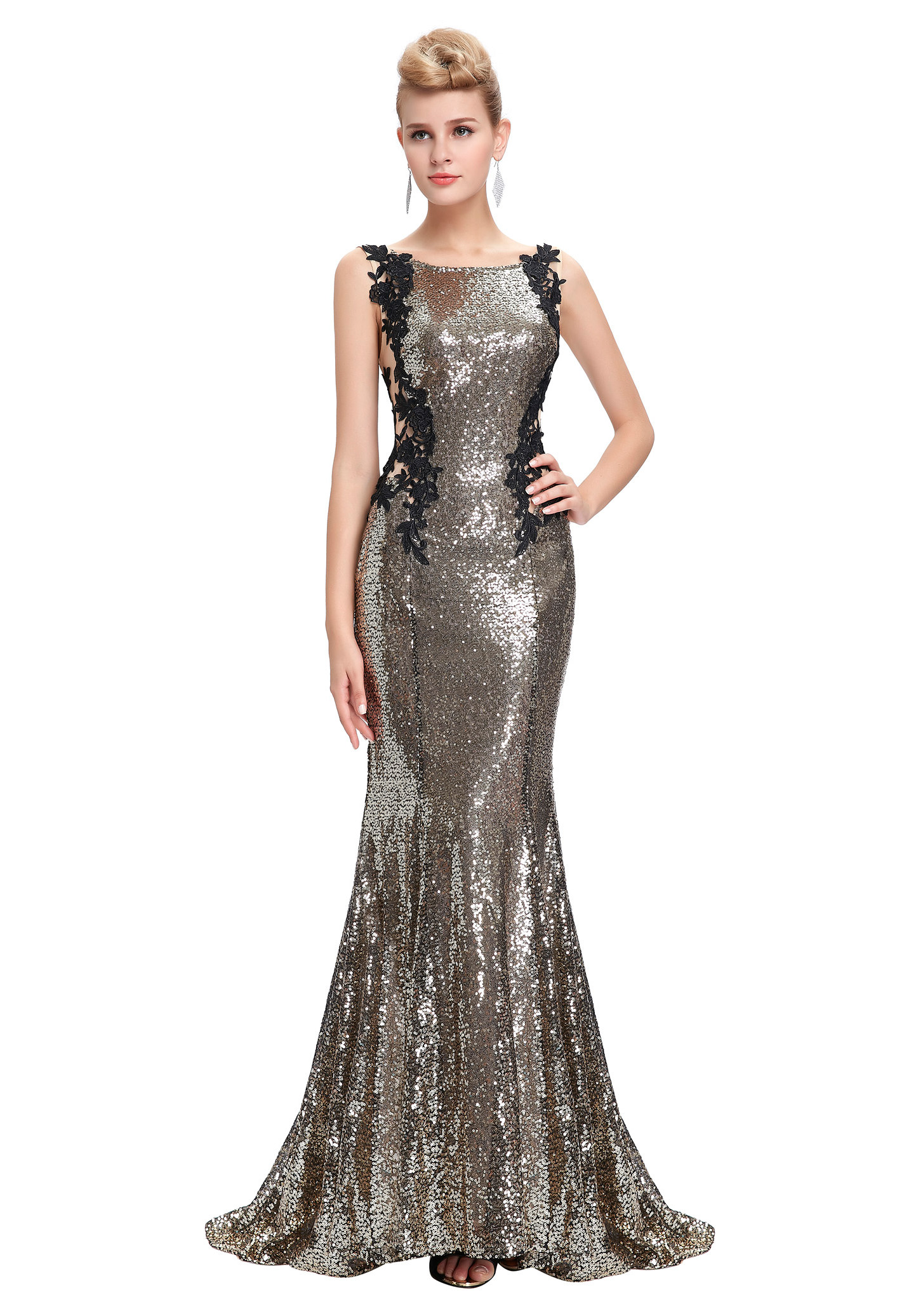 Schwarzes Abendkleid Meerjungfrau Schwarzes Abendkleid Meerjungfrau